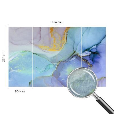 3D fototapetas sienoms Akvarelformeris