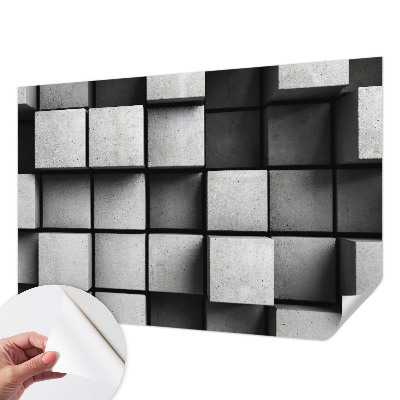 3D fototapetas su geometriniais brėžiniais