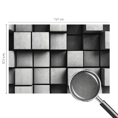 3D fototapetas su geometriniais brėžiniais