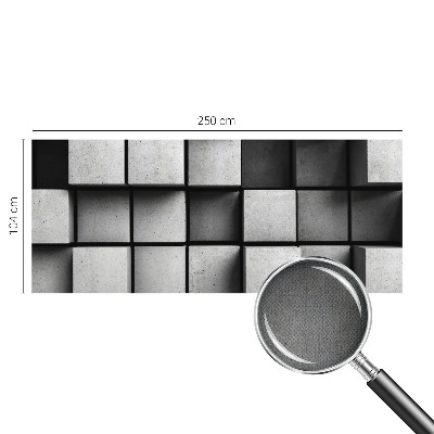 3D fototapetas su geometriniais brėžiniais