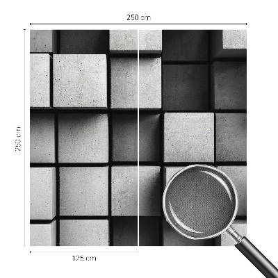 3D fototapetas su geometriniais brėžiniais