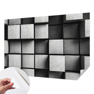 3D fototapetas su geometriniais brėžiniais