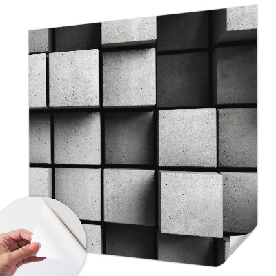 3D fototapetas su geometriniais brėžiniais