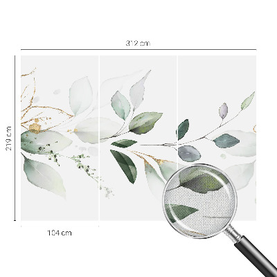 3D fototapetas Grønne peilis