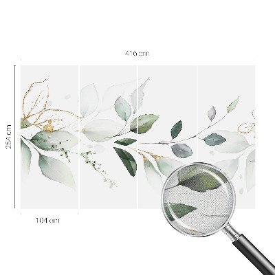 3D fototapetas Grønne peilis