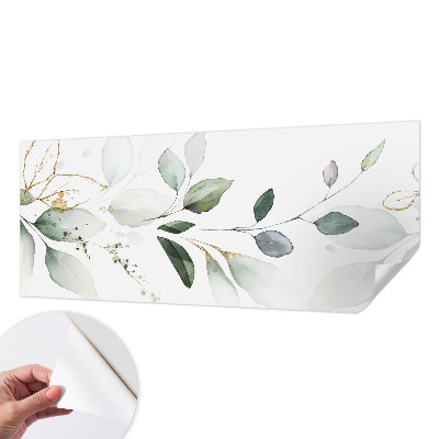 3D fototapetas su žaliu peilio motyvu
