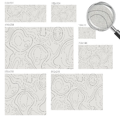 Savaime lipnus fototapetas Væskelinjer
