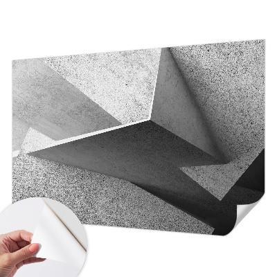 3D fototapetas sienoms su geometriniais konstruktyviais motyvais