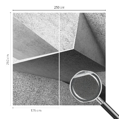 3D fototapetas sienoms su geometriniais konstruktyviais motyvais