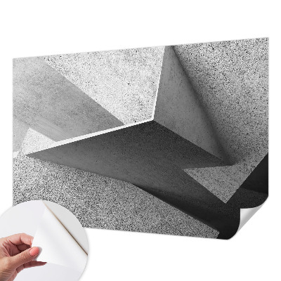 3D fototapetas sienoms su geometriniais konstruktyviais motyvais