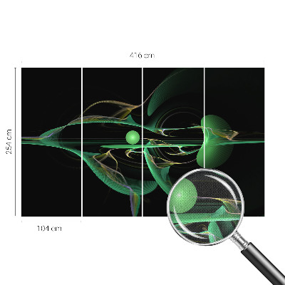 Tapetai Grønne bølger