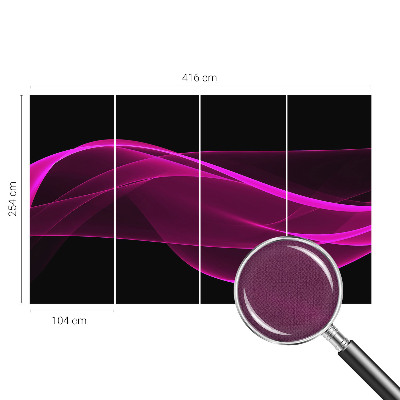 3D fototapetas sienoms Lyserøde juosta