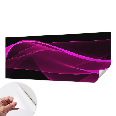 3D fototapetas sienoms su rožinės spalvos juostų motyvu