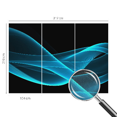 Tapetai Iøjnefaldende bølger