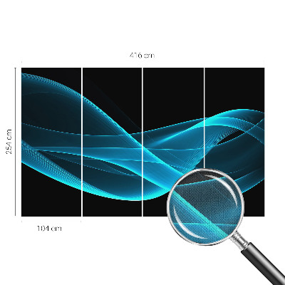 Tapetai Iøjnefaldende bølger