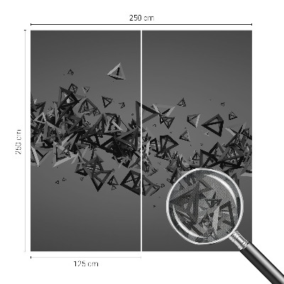 Fototapetai su geometriniu abstrakčiu raštu