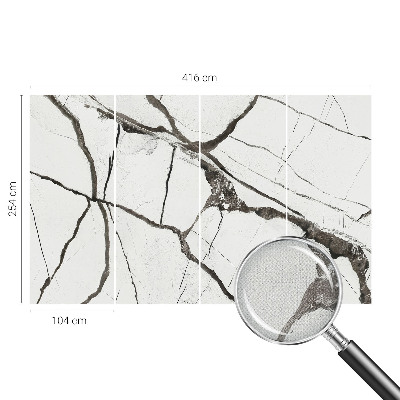 Savaime lipnus fototapetas Marmuro revneris