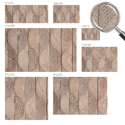 3D fototapetas sienoms Medžių krūvos