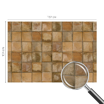 3D fototapetas sienoms Kaimiška mozaika