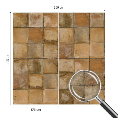 3D fototapetas sienoms Kaimiška mozaika