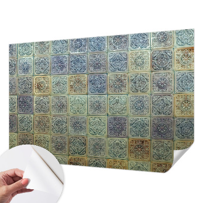 Fototapetas vaiko kambariui su geometriniu flizeliu motyvu