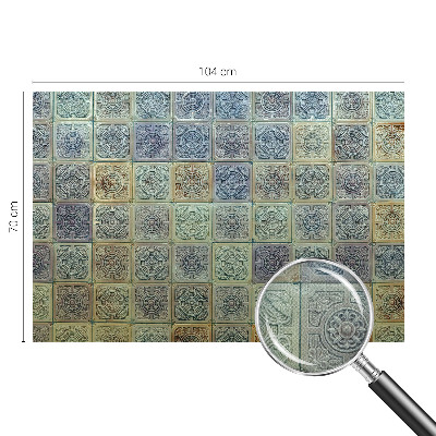 Fototapetas vaiko kambariui su geometriniu flizeliu motyvu