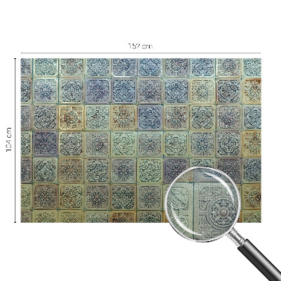 Fototapetas vaiko kambariui su geometriniu flizeliu motyvu