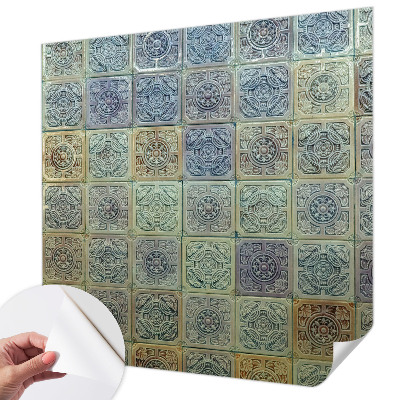 Fototapetas vaiko kambariui su geometriniu flizeliu motyvu