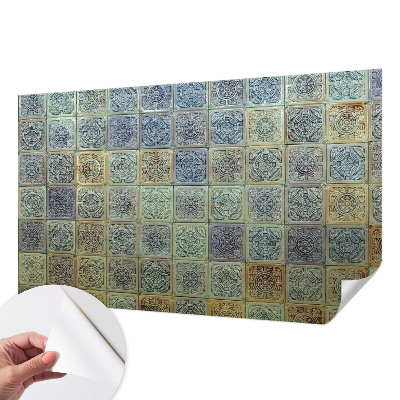 Fototapetas vaiko kambariui su geometriniu flizeliu motyvu