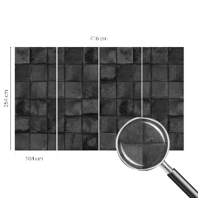 Fototapetas vaikams su pilkomis plytelėmis