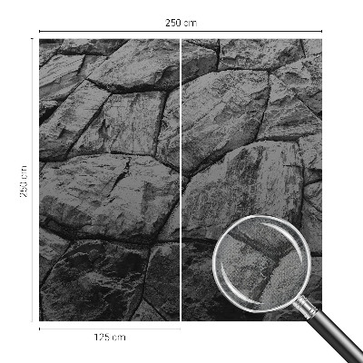 Savaime lipnus fototapetas su stentinėmis tekstūromis
