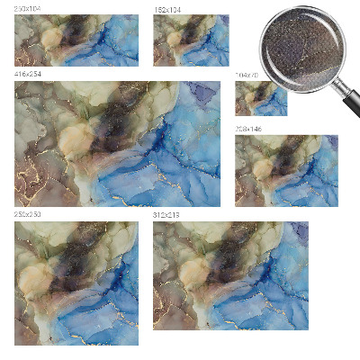 3D fototapetas sienoms su spalvų santrauka