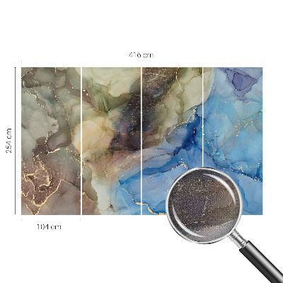 3D fototapetas sienoms Spalvų santrauka