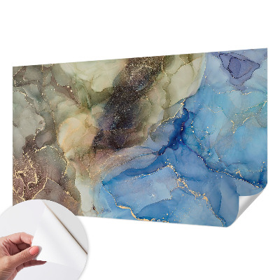 3D fototapetas sienoms Spalvų santrauka