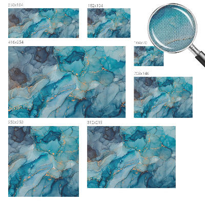 Fototapetas vaiko kambariui Mėlyna abstrakcija