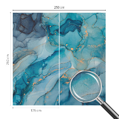 Fototapetas vaiko kambariui Mėlyna abstrakcija