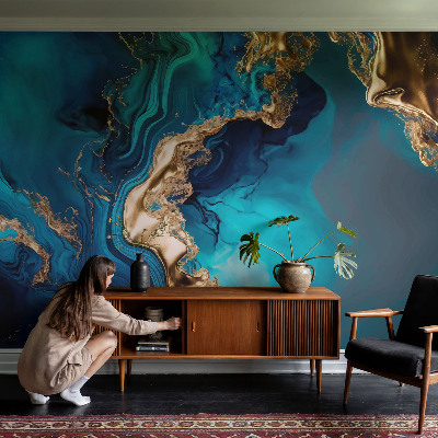 3D fototapetas sienoms Spalvinga abstrakcija