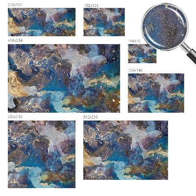 Savaime lipnus fototapetas Kosminė mozaika