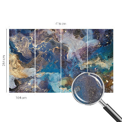 Savaime lipnus fototapetas Kosminė mozaika