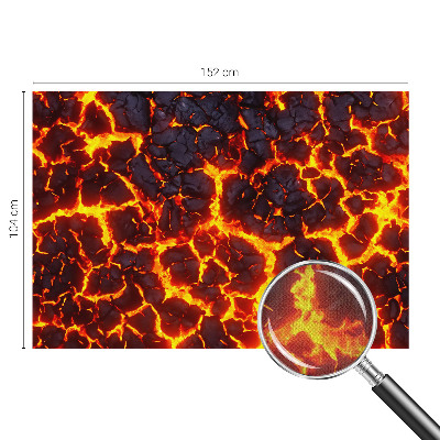 Savaime lipnus fototapetas Stærk magma