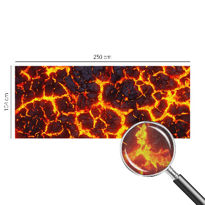 Savaime lipnus fototapetas su stipriu magma raštu