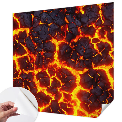 Savaime lipnus fototapetas Stærk magma