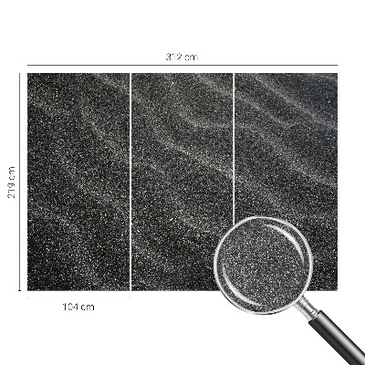 3D fototapetas Sandbølger