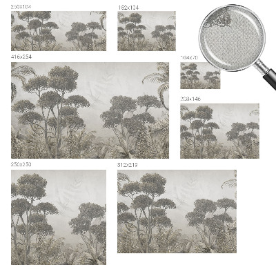 Savaime lipnus fototapetas Tropikų džiunglės