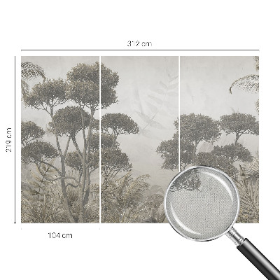 Savaime lipnus fototapetas Tropikų džiunglės