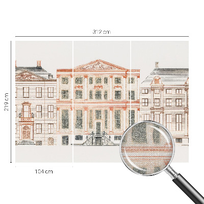 Fototapetas vaiko kambariui Klasikiniai pastatai