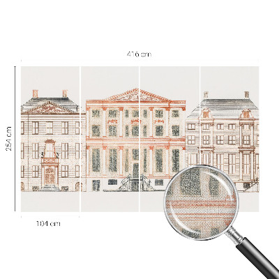 Fototapetas vaiko kambariui Klasikiniai pastatai