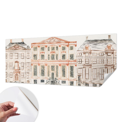 Fototapetas vaiko kambariui su klasikiniais pastatais