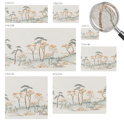 Savaime lipnus fototapetas Fredeligto kraštovaizdis