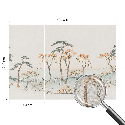 Savaime lipnus fototapetas Fredeligto kraštovaizdis